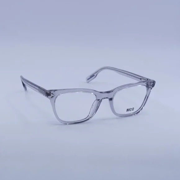 McQ by Alexander McQueen MQ0379O 002 Eyeglasses Grey 50mm Square Frame NEW McQueen MQ0379O 002 Transparent Grey 50mm Eyeglasses | eBay main image 2